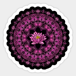 Tribal Lotus Mandala Sticker